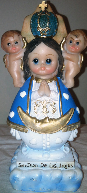 (image for) Our Lady of the Lakes (San Juan De Los Lagos) 5" "Baby Saint" Statue