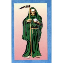 Santa Muerte/Holy Death Prayer Card (Green)