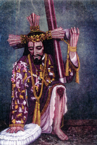 (image for) Jesus of Great Help (Jesus del Gran Poder) Chromolith