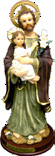 (image for) St. Joseph (San Jose) 12" Statue