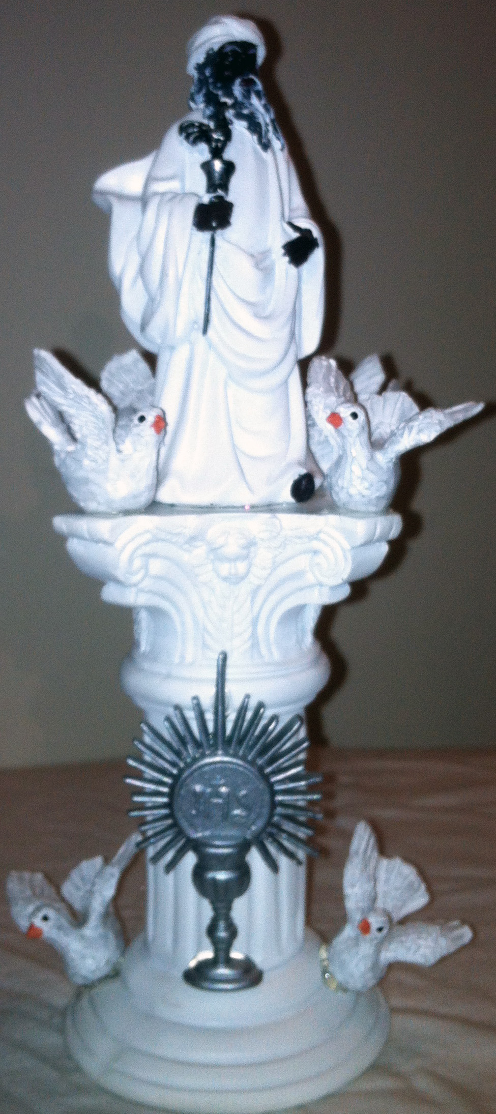 (image for) Obatala on Pillar 8" Statue