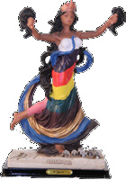 Oya Dancing 14" Statue