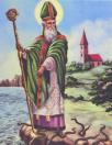 (image for) St. Patrick (San Patricio) Chromolith (Green)