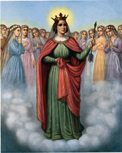 St. Ursula Chromolith
